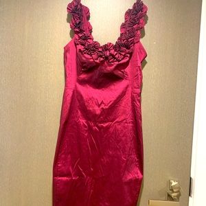 Burgundy dress (Size 6)